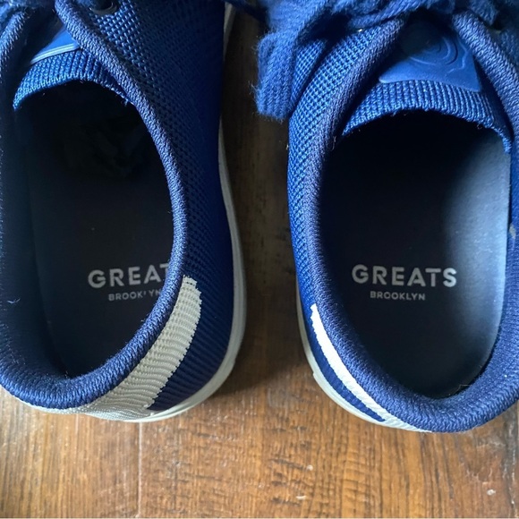 GREATS Men’s Brooklyn Royale Knit Navy Blue SZ 9.5 - Picture 9 of 12